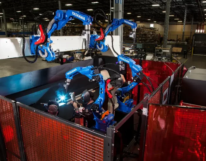 Industrial robotic welding