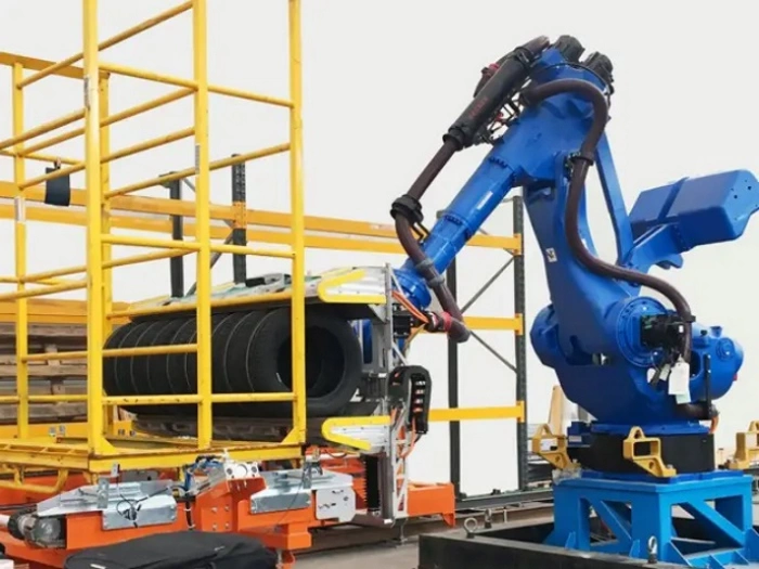 Specialized palletizing robots have a high payload capacity