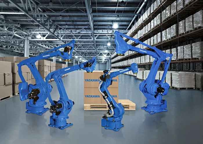 The MOTOMAN PL series of Yaskawa is a brand-new series specialized for palletizing.