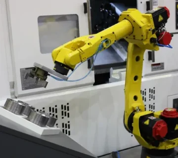 ربات ماشین کاری