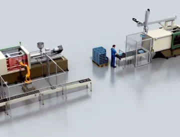 تغذیه ماشین با ربات