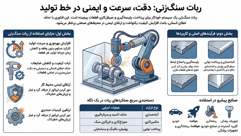 سنگ زنی رباتیک