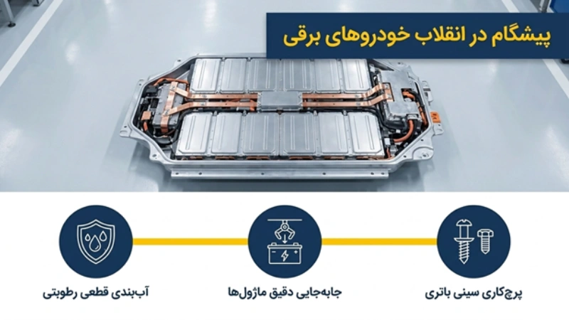 ربات های صنعتی در صنایع خودرو سازی